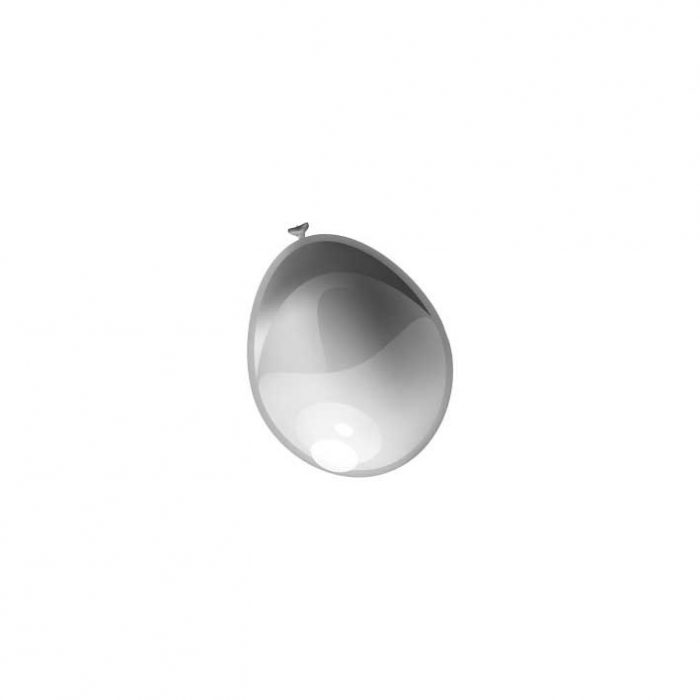 100st Pearl Ballonnen 5" Zilver-026