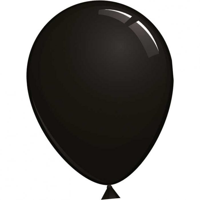 Reuze Ballon 90cm Pastel Zwart