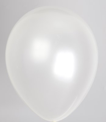 100st Pearl Ballonnen 14" Wit-072