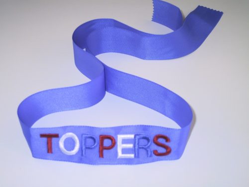 Toppers Band 38mm Blauw/Rood-Wit-Blauw