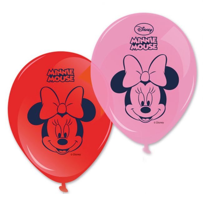 6st Ballonnen Minnie Mouse 11''
