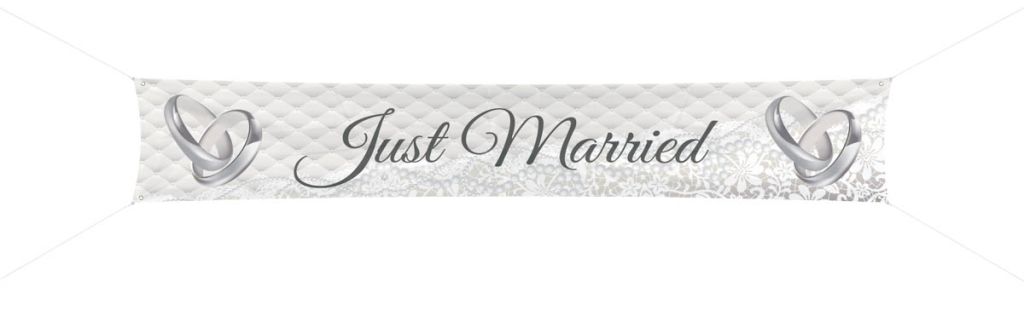 Banner Just Married 360x60cm
