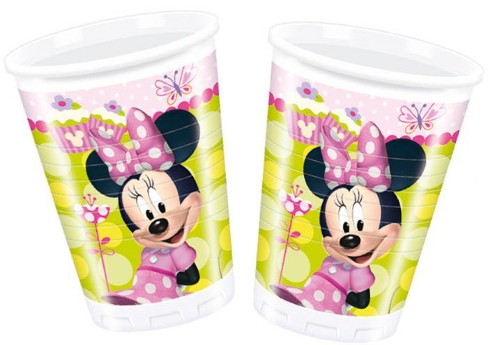 8st Bekers Minnie Mouse 200ml
