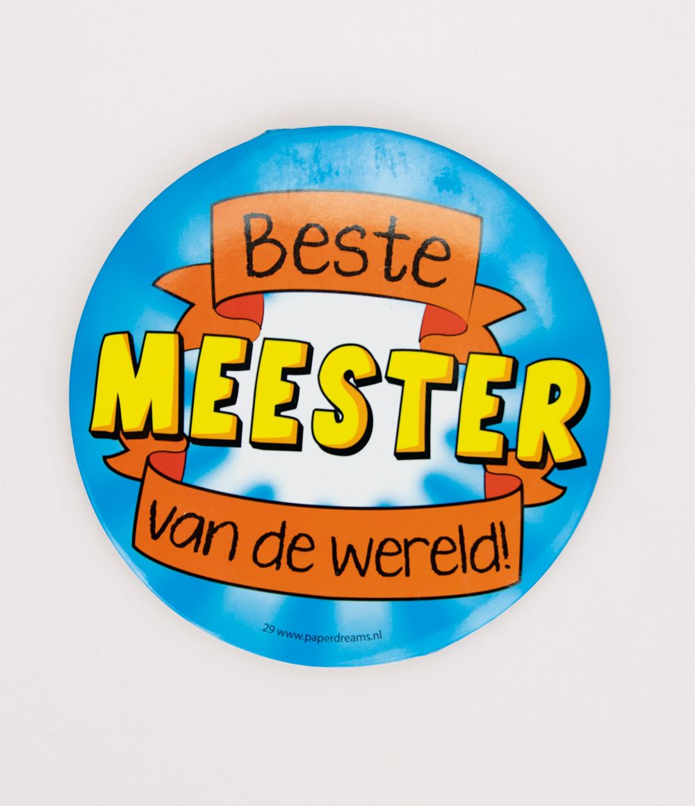 Button XL Meester