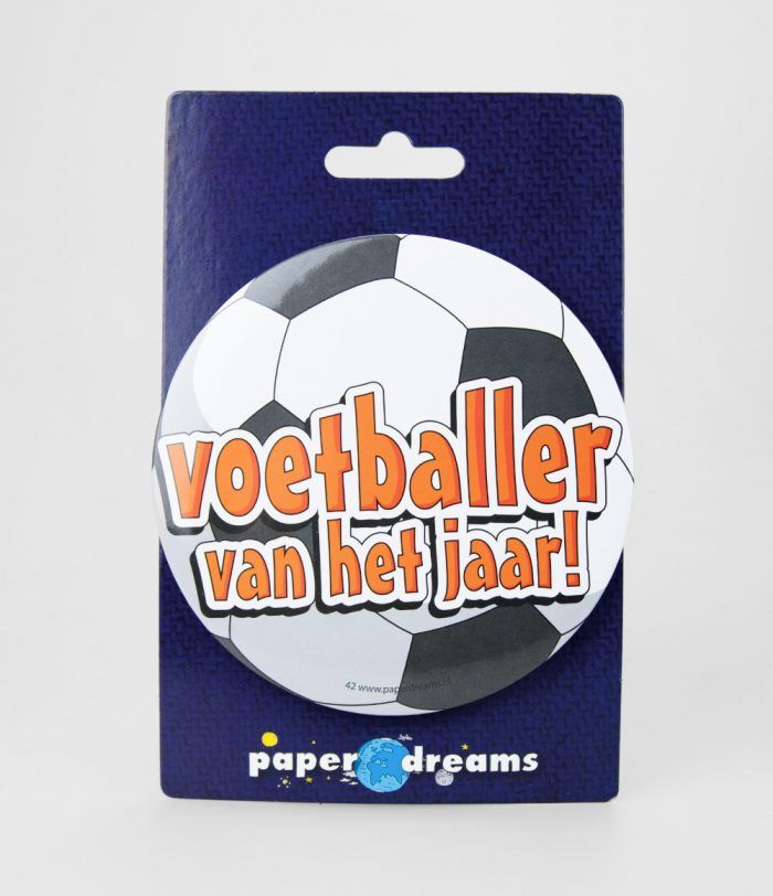Button XL Voetballer