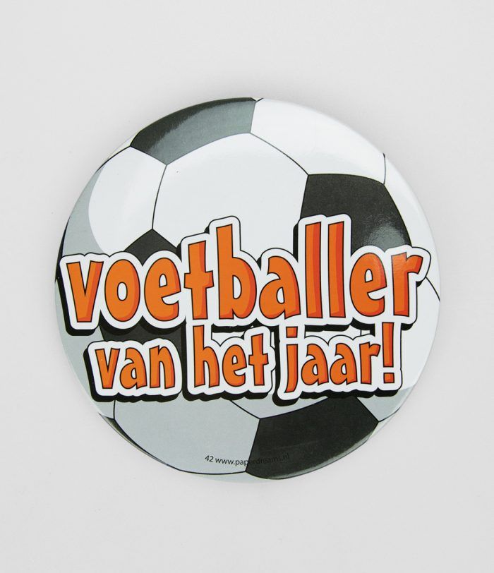 Button XL Voetballer