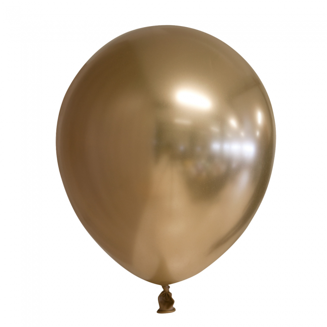 100st Chrome Ballonnen Goud 12"