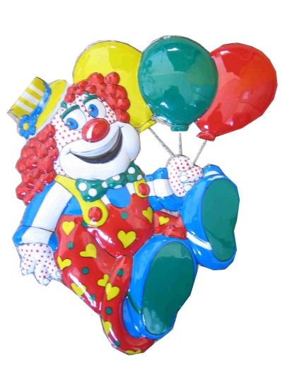 Clowns Deco Clown met Ballonnen