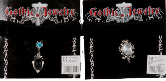 Gothic Halsband met Steen