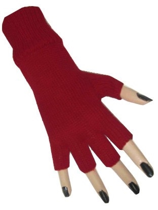 Handschoenen Vingerloos Rood