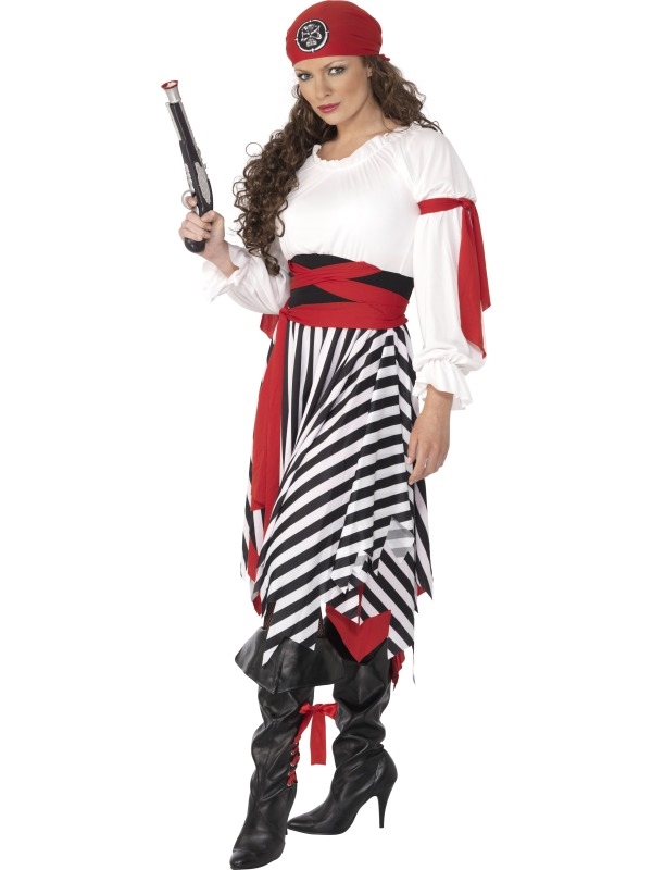 Het koud krijgen jongen Zonsverduistering Kostuum Piraat Dames Mt.M - Ooms Feestwinkel