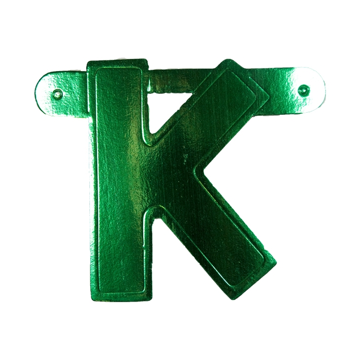 Letterslinger Letter-K Groen