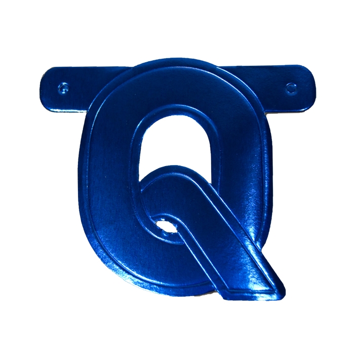 Letterslinger Letter-Q Blauw