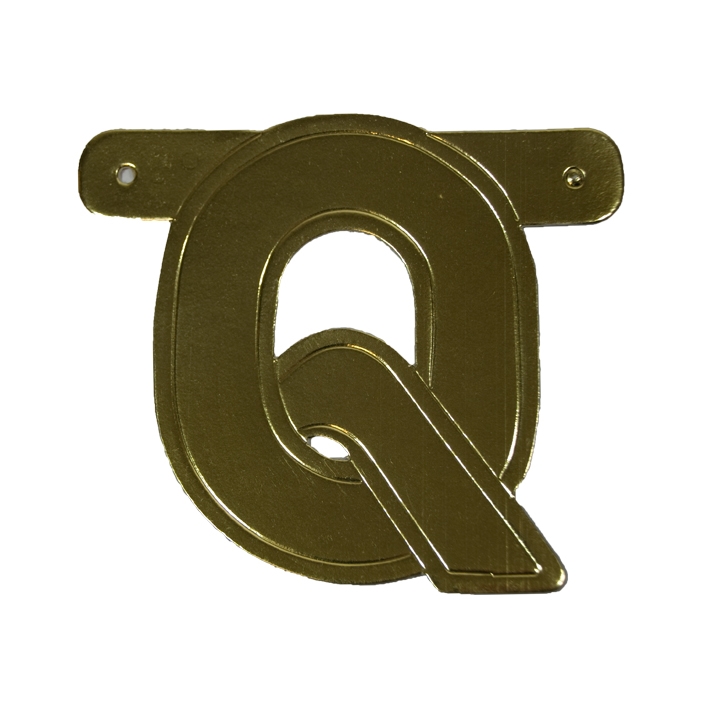 Letterslinger Letter-Q Goud