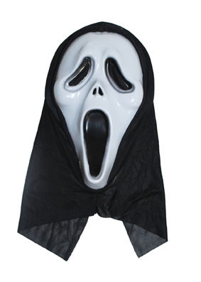 Plastic Masker Scream met Stof