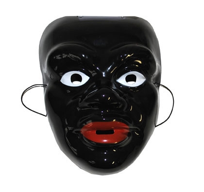 Plastic Masker Zwarte Piet