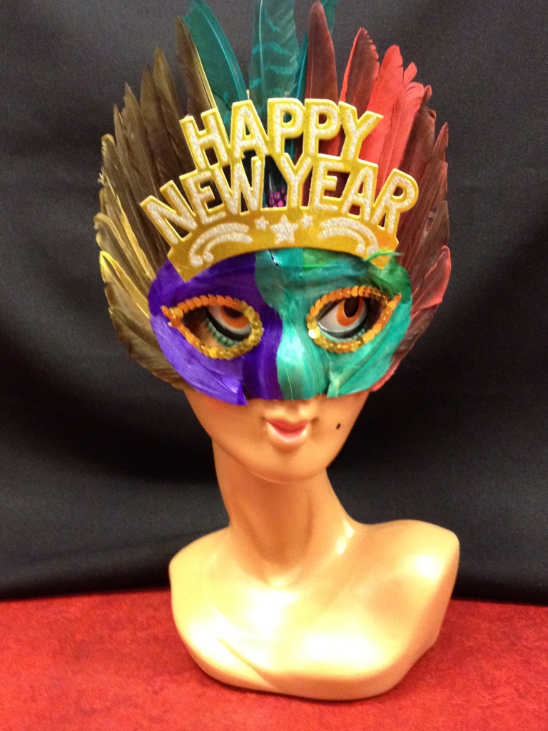 Oogmasker Happy New Year