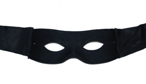 Oogmasker Zorro Zwart