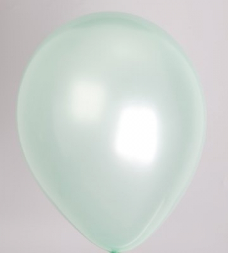 100st Pearl Ballonnen 14" Mintgroen-075