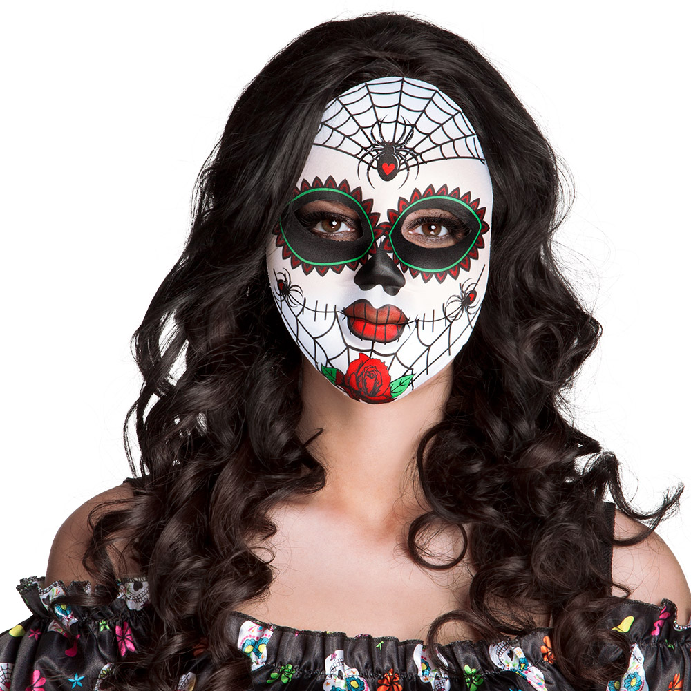 Plastic Masker Mrs Day of the Dead