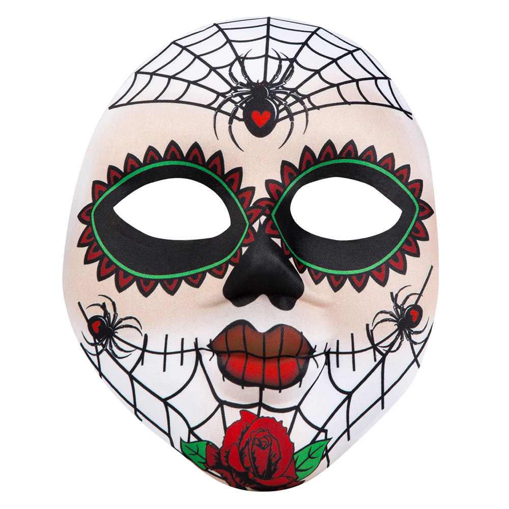 Plastic Masker Mrs Day of the Dead