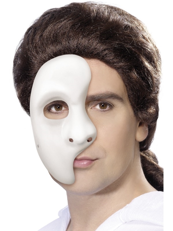 Inhalen Decoderen Zullen Plastic Masker Phantom Half Gezicht - Ooms Feestwinkel