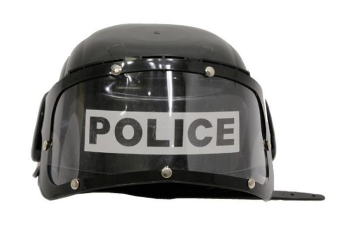 Politie Helm Zwart (Kind)