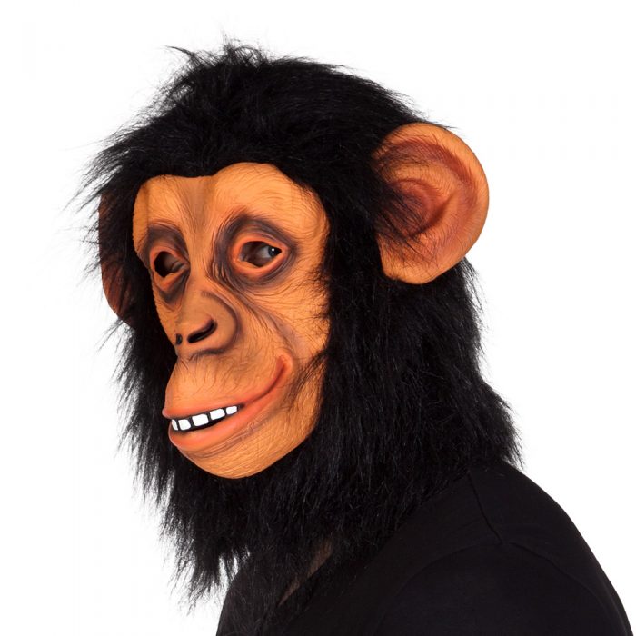 Rubber Masker Chimpansee met Haar