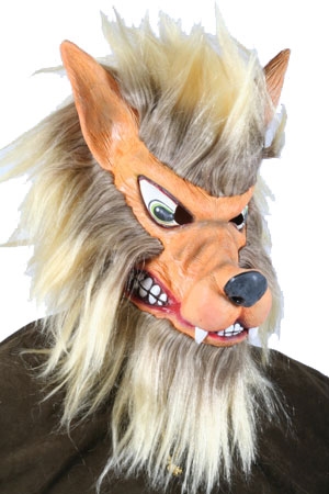 Rubber Masker Wolf Bruin
