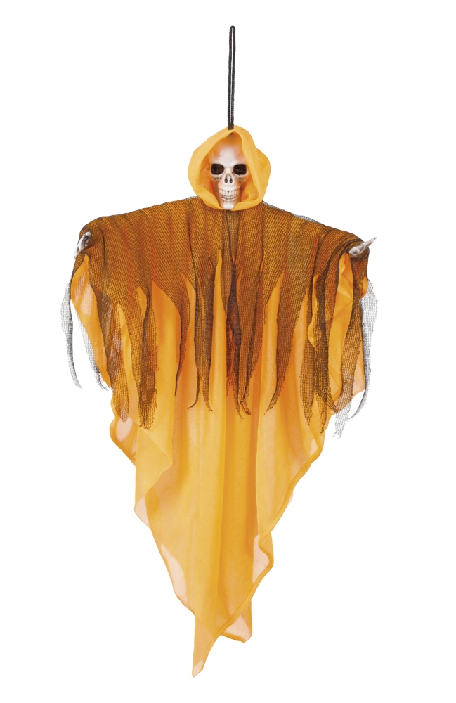 Skelet Decoratie Fluor/Neon Oranje