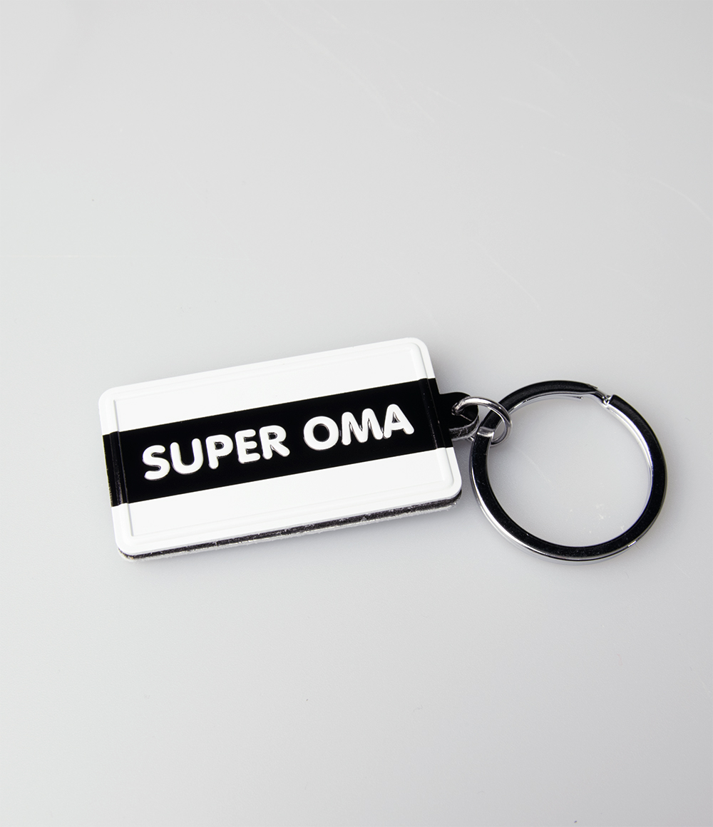 Sleutelhanger Black&White "Super Oma"