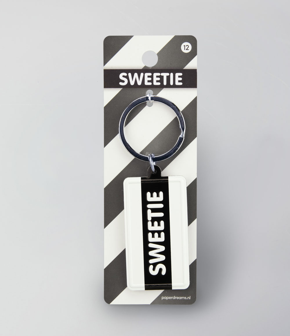 Sleutelhanger Black&White "Sweetie"