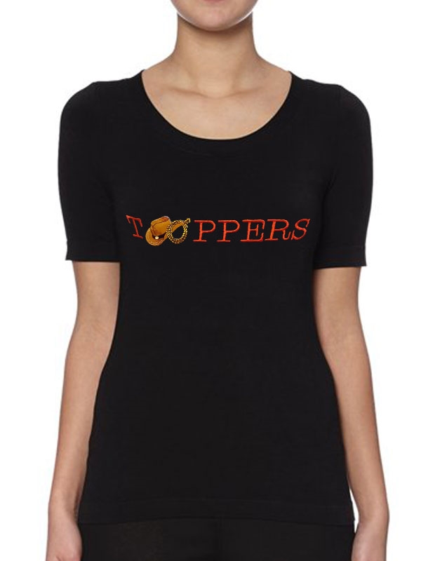 T-Shirt Zwart TOPPERS Dames