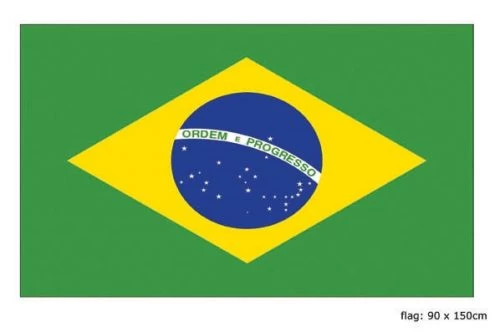 Vlag Brazilie 90x150cm