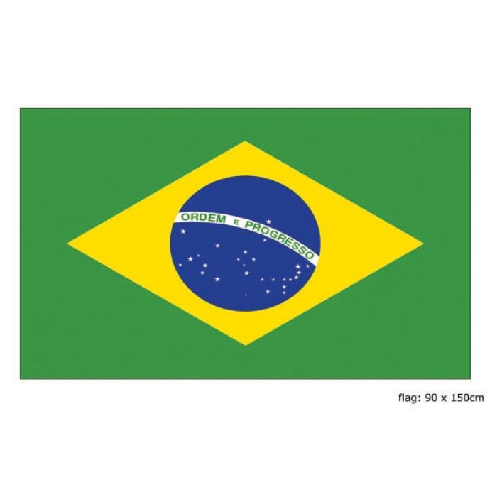 Vlag Brazilie 90x150cm