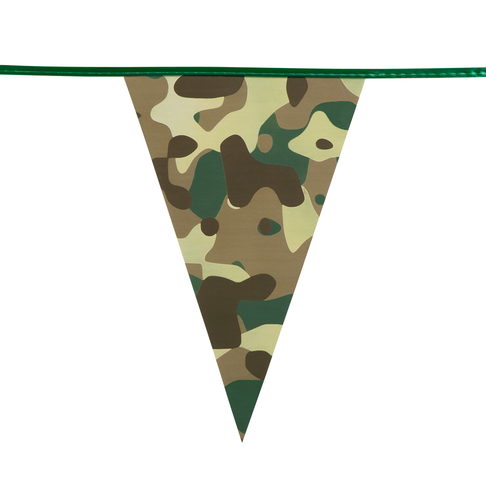 6m Vlaggenlijn Camouflage