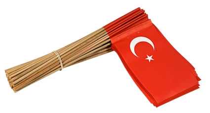 Vlaggetje Papier Turkije