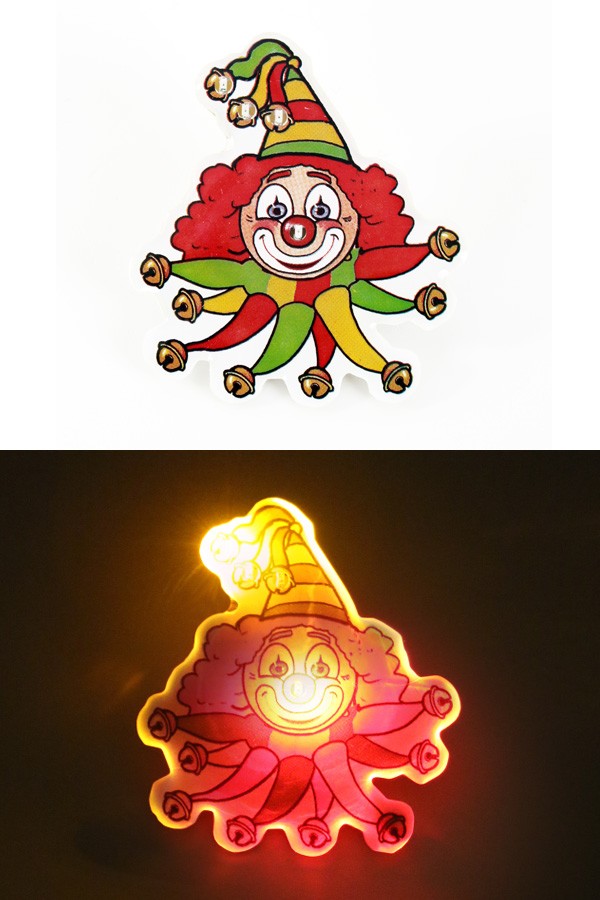 Broche Clown met Licht