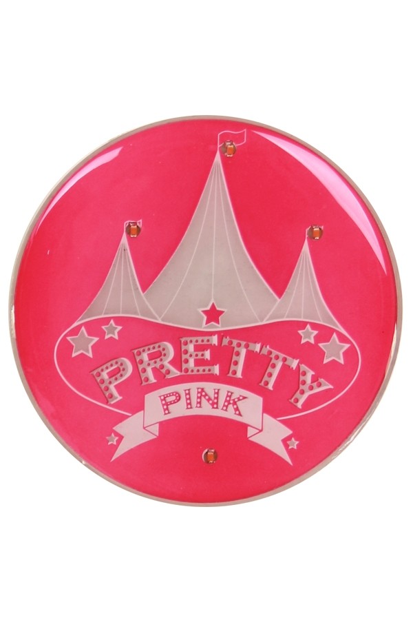 Button met Licht "Pretty Pink" Circus