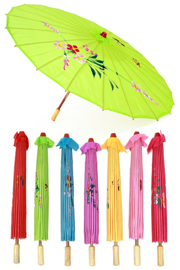 Chinese Paraplu Bont 90cm