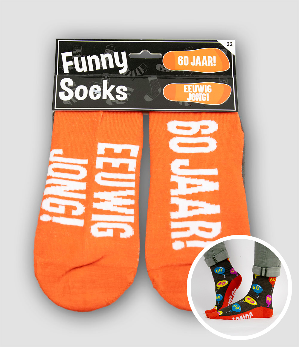 Funny Socks 60 jaar