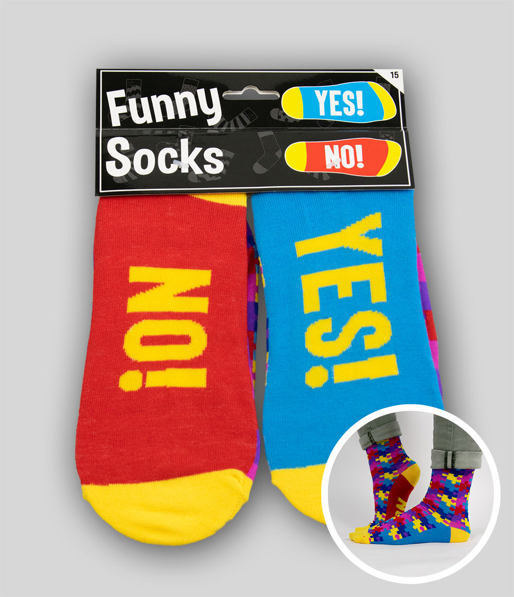 Funny Socks Yes! No!