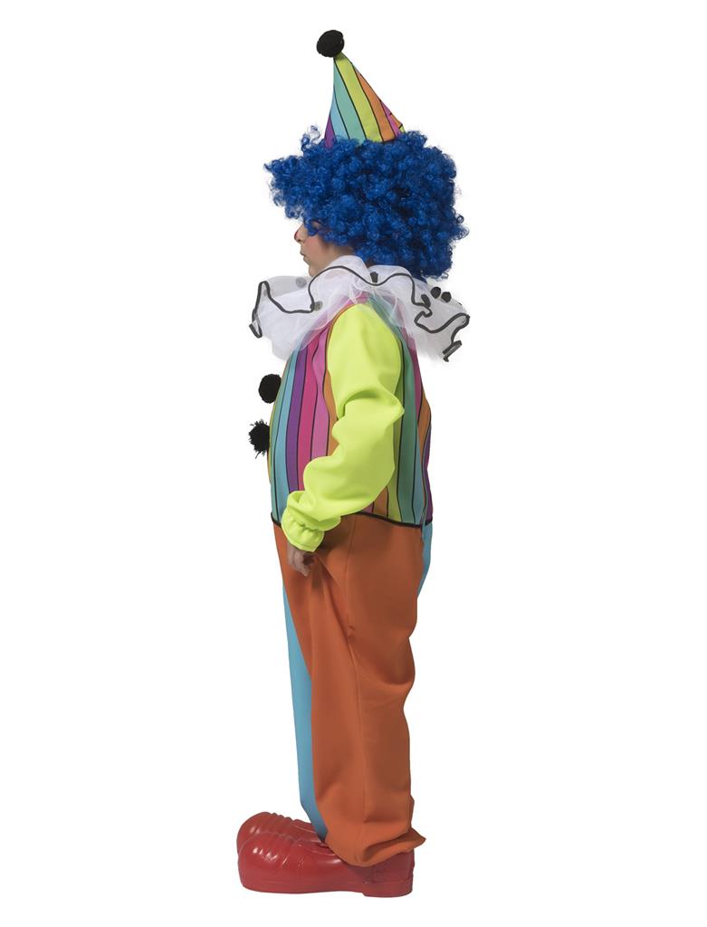 Kostuum Clown Regenboog Jongen