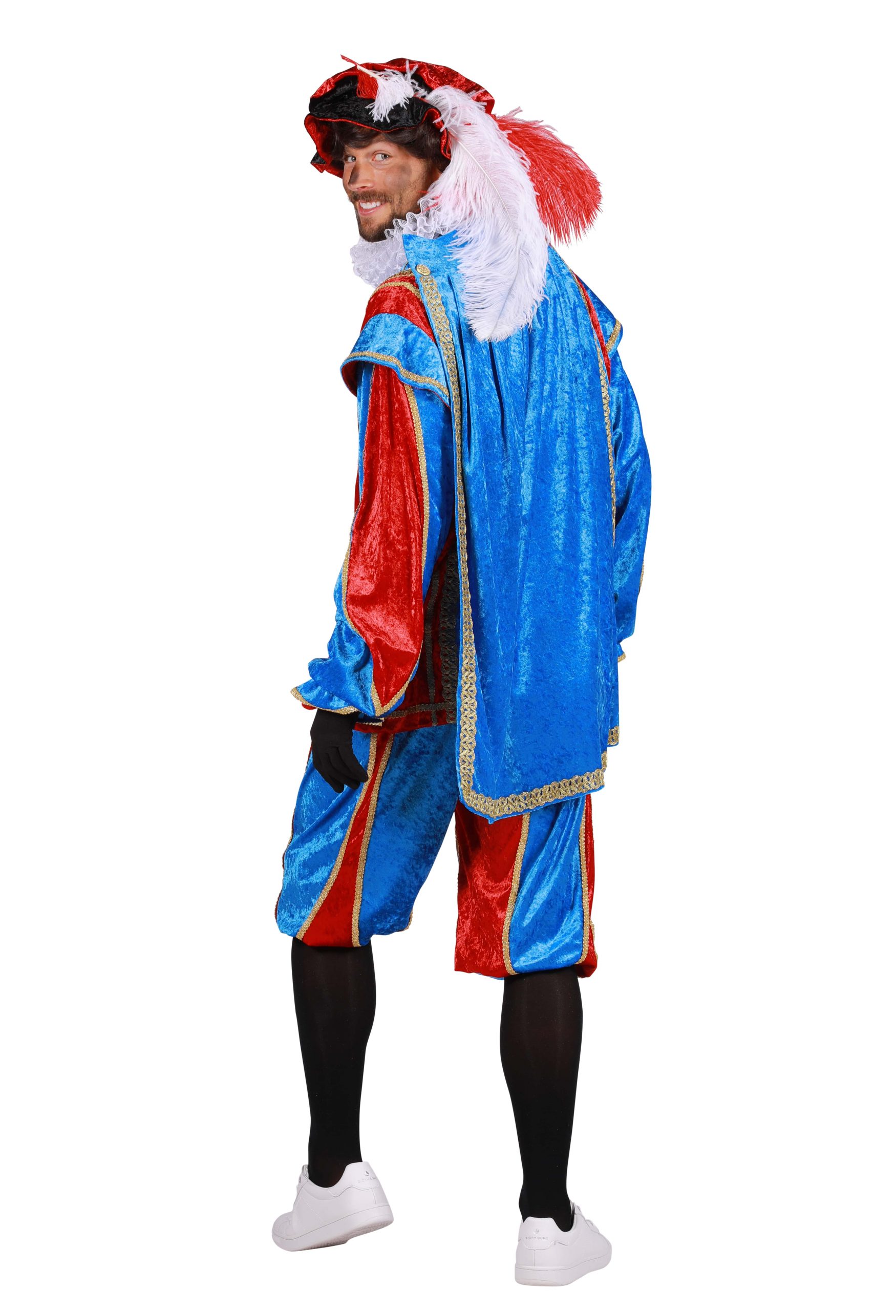 Kostuum Piet Bilbao Turquoise/Rood