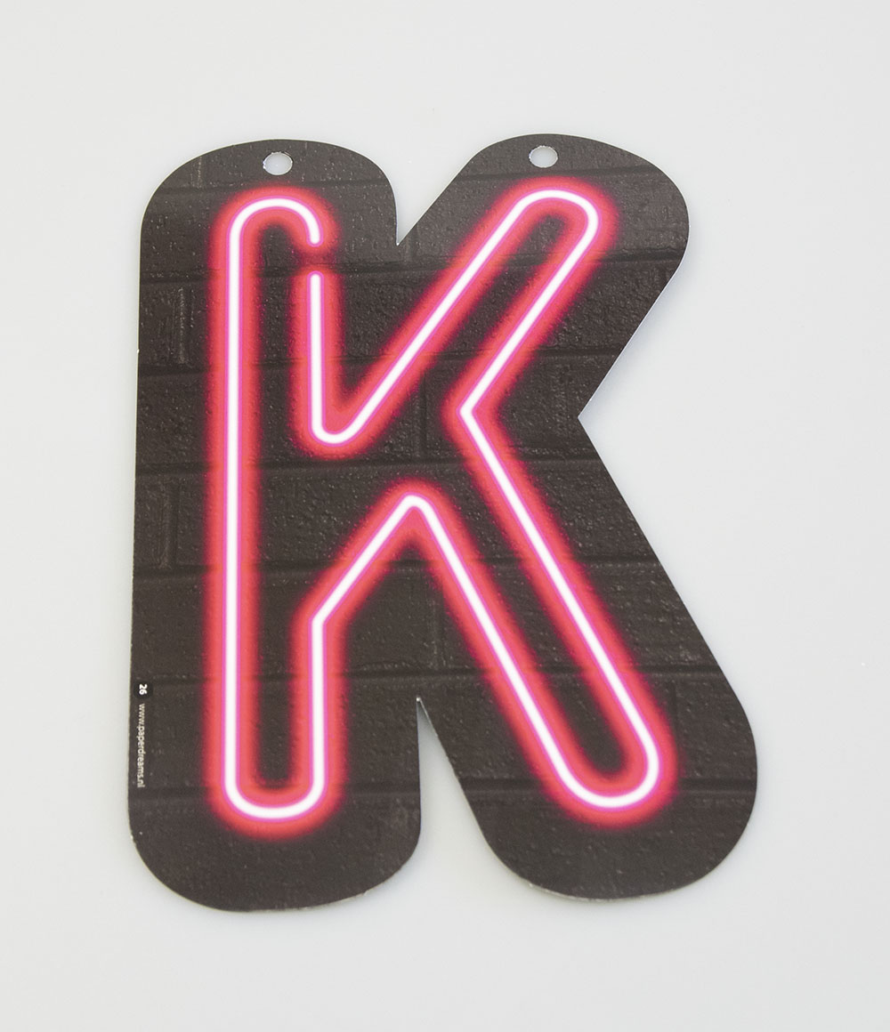Letterslinger Letter-K Neon