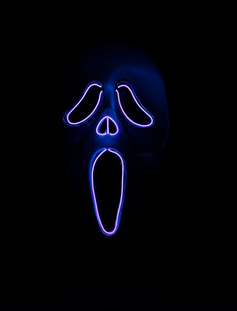 Plastic Masker Scream met Licht