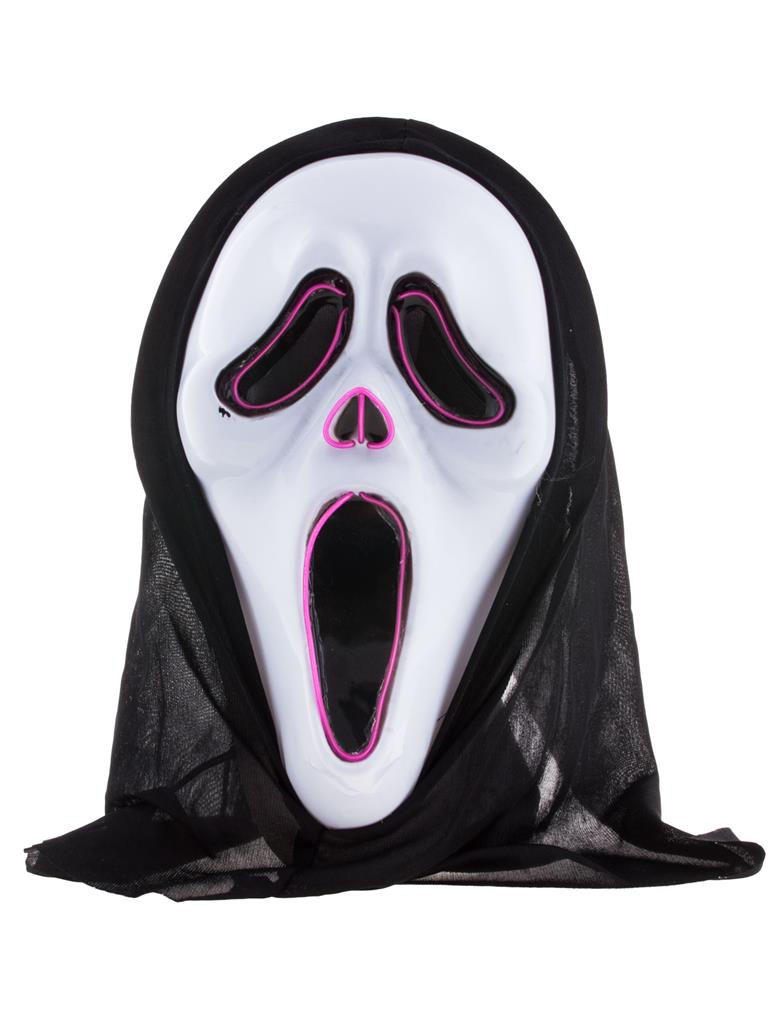 Plastic Masker Scream met Licht