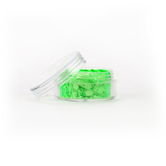 SS Chunky Glitter Fluor/Neon Groen 8ml