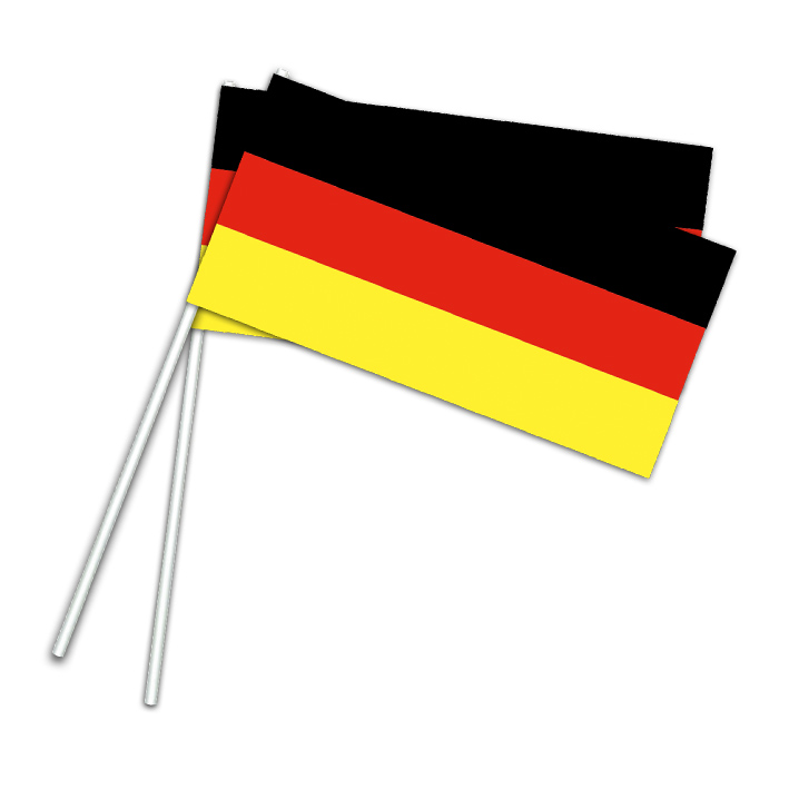 Vlaggetje Papier Duitsland