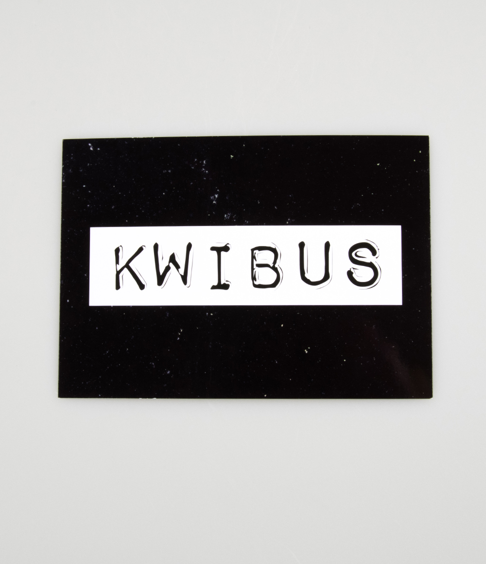 Wenskaart Black&White "Kwibus"